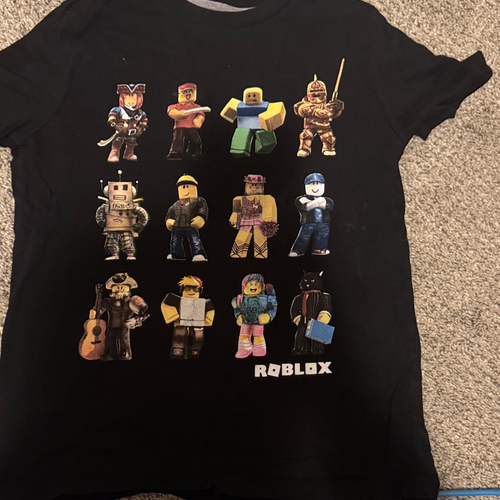 Old Navy Black Roblox Character T-Shirt